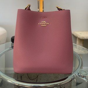 Coach Pink CrossBody Bucket Bag